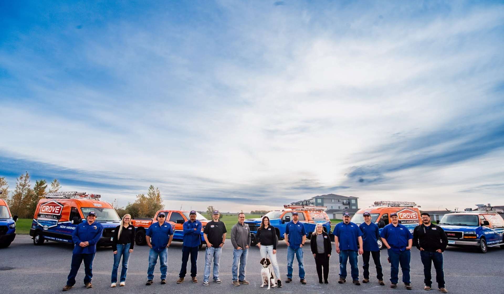 The Grove Mechanical team in Crookston, Minnesota